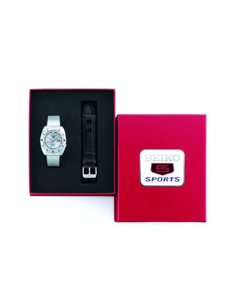 Seiko5 Sport Limited Edition watch with silver dial SRPL03K1