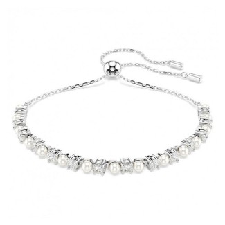 Bracciale donna Swarovski Matrix con pelre e cristalli bianchi - 5689633