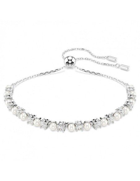 Bracciale donna Swarovski Matrix con pelre e cristalli bianchi - 5689633
