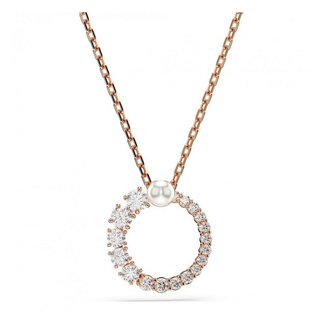 Collana Swarovski Matrix rosè con pendente  rotondo - 5692265