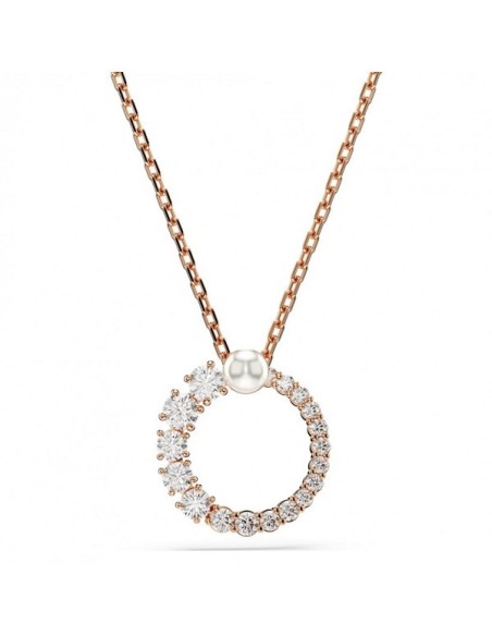 Collana Swarovski Matrix rosè con pendente  rotondo - 5692265
