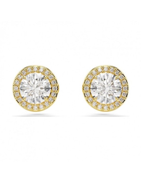 Orecchini dorati Swarovski Una con  cristalli bianchi - 5686637