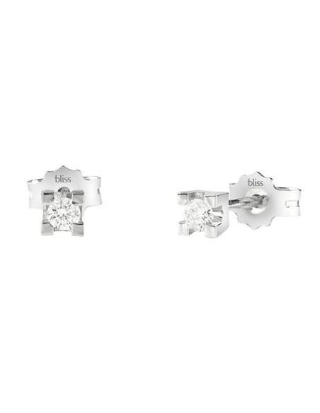 Bliss Dream earrings light point in white gold and diamonds 20081230