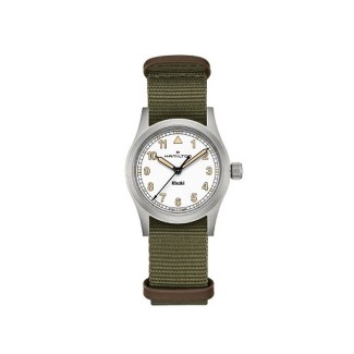Orologio Hamilton Khaki Field Quartz 33MM bianco e verde - H69301910
