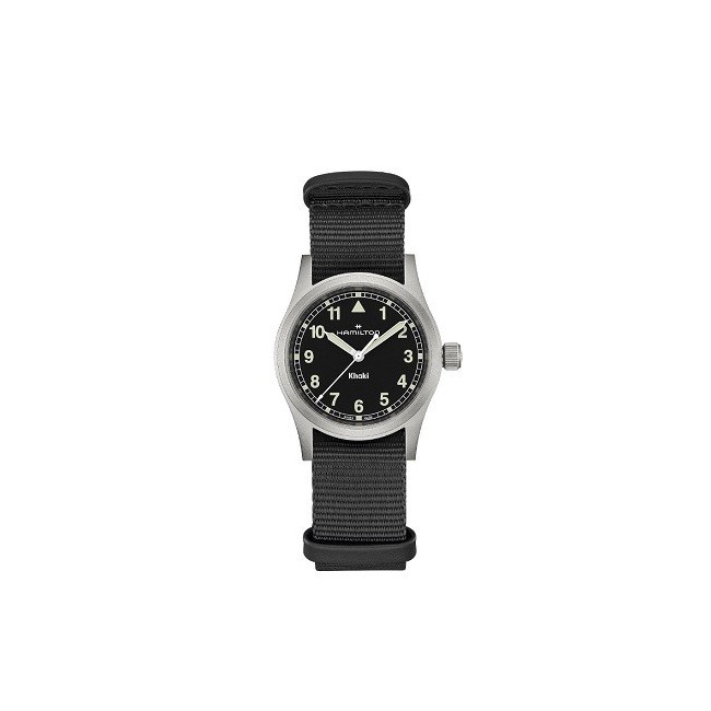 Hamilton Khaki Field Quarz 33 mm schwarze Uhr – H69301430
