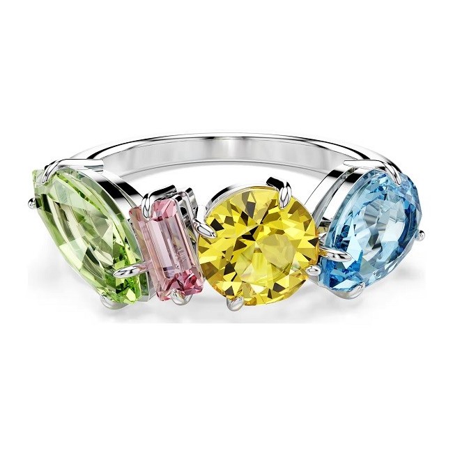 Swarovski Gema Ring mit mehrfarbigen Kristallen im Mischschliff 5692407