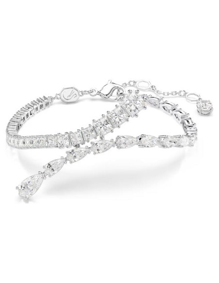 Bracciale Swarovski Matrix cristalli bianci taglio misto - 5693154