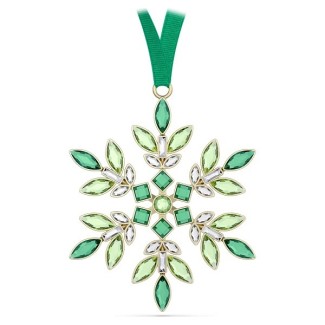 Swarovski Christmas Snowflake Decoration Green - 5691044