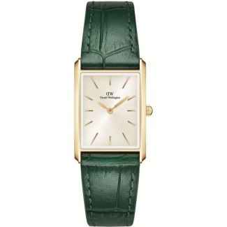 Daniel Wellington The Bound Gold and Green Leather Watch DW00100695