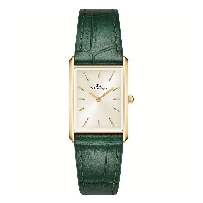 Daniel Wellington The Bound Gold and Green Leather Watch DW00100695
