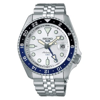 Seiko5 Sports GMT Automatic White Watch - SSK033K1