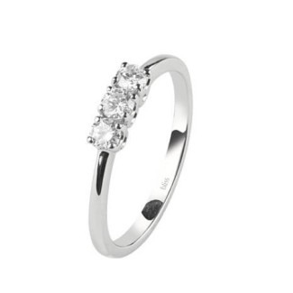 Trilogy Bliss Sentimento in white gold with diamonds - 20073217