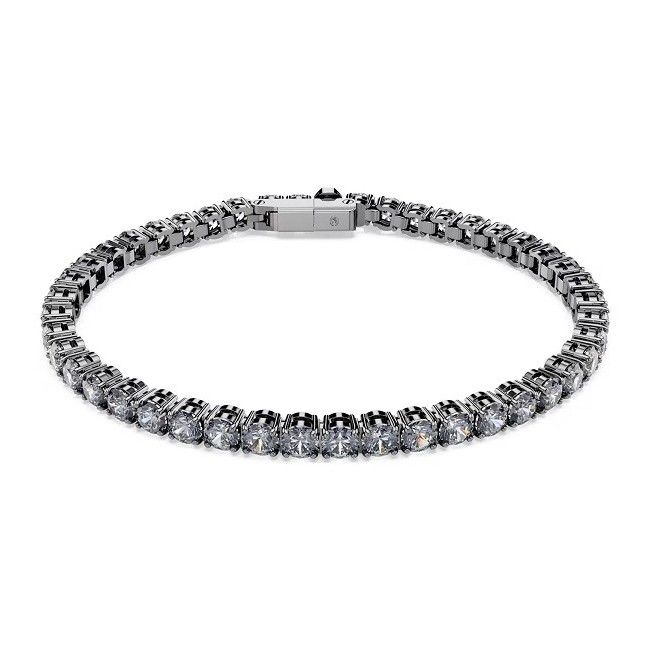 Bracciale Swarovski Matrix tennis large grigio - 5693929