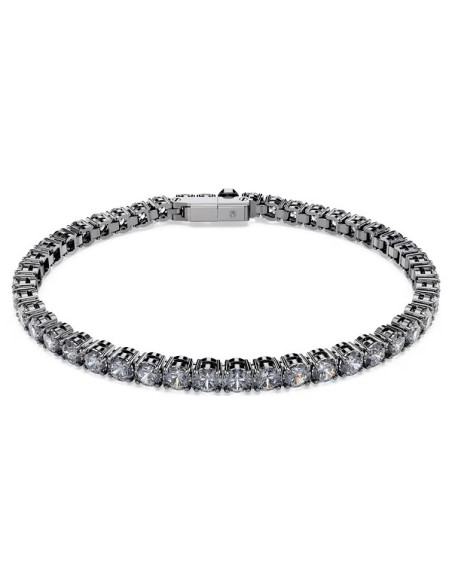 Bracciale Swarovski Matrix tennis large grigio - 5693929