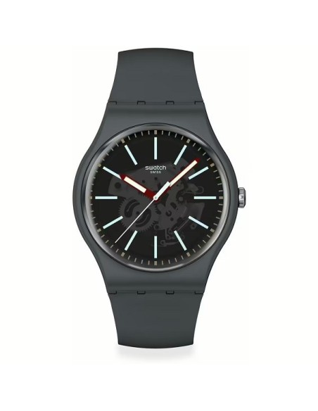 Orologio Swatch Coblestone Street New Gent  grigio - SO29A101