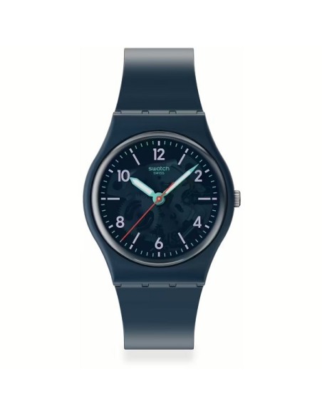 Orologio Swatch Time to Teal, Gent  blu navy - SO28N118