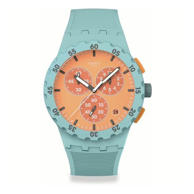Swatch Chrono Juicy Apricot verde acqua - SUSL401
