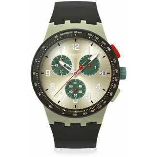 Swatch Chrono Obsidian Ink marrone scuro - SUST402