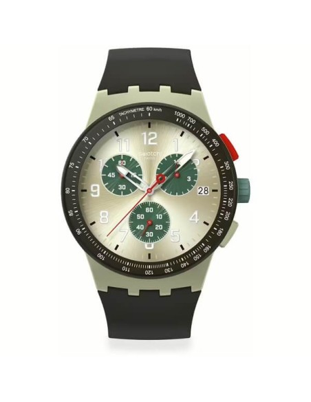 Swatch Chrono Obsidian Ink marrone scuro - SUST402