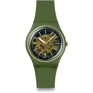 Swatch Thru The Greenery Khakigrün – SO28G110