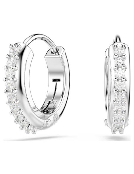 Orecchini cerchietto Swarovski Matrix argento - 5690670