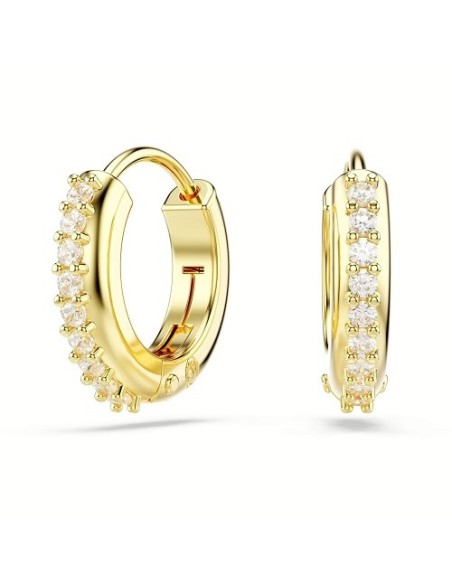 Swarovski Matrix Gold Hoop Earrings - 5697228