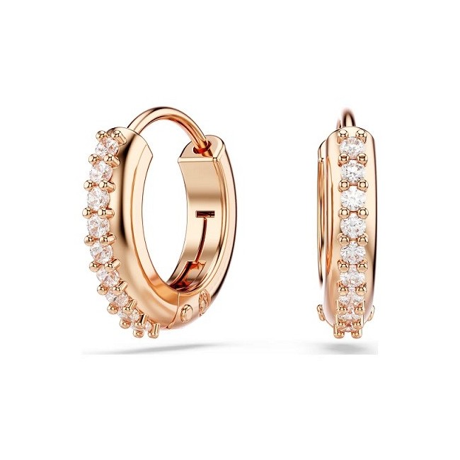 Swarovski Matrix Rosé-Creolen mit Kristallen – 5690669