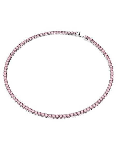 Collana tennis Swarovski Matrix cristalli rosa - 5681800