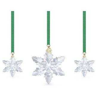 Decorazione Swarovski Annual Edition Set2024 nastro verde 5674317