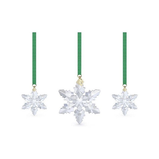 Decorazione Swarovski Annual Edition Set2024 nastro verde 5674317