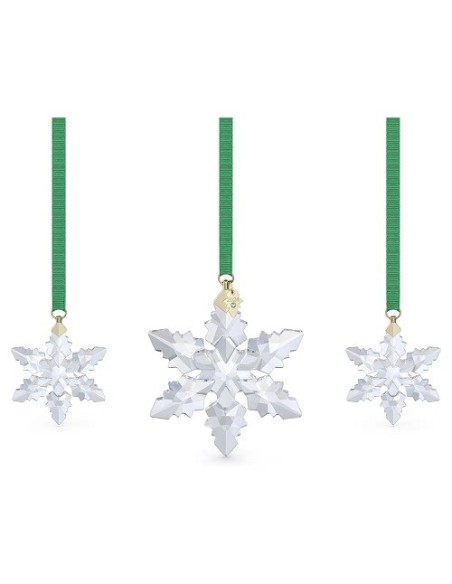 Swarovski Annual Edition Decoration Set2024 Green Ribbon 5674317
