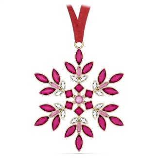 Swarovski Christmas Snowflake Decoration Red - 5691041