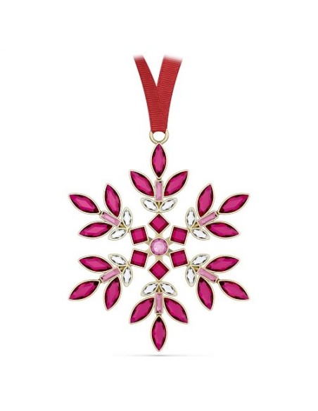 Swarovski rote Weihnachtsschneeflockendekoration – 5691041
