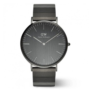 Daniel Wellington Klassische schwarze Graphitstahluhr DW00100777