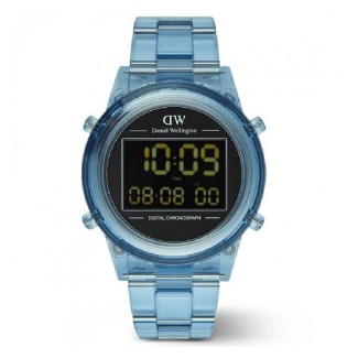 Daniel Wellington Retro Digital 42 mm hellblaue Uhr DW00100770