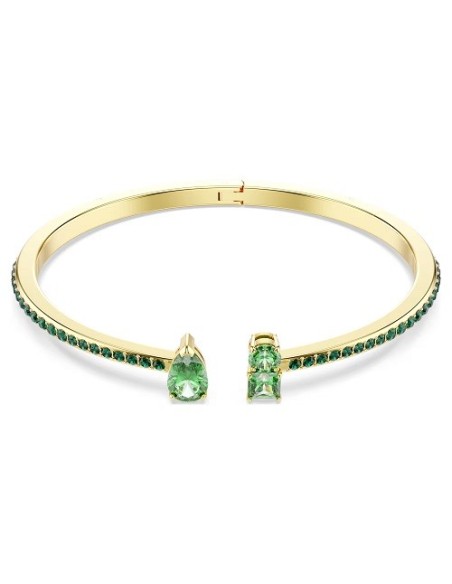 Gold- und grüner Matrix-Swarovski-Armreif – 5723576