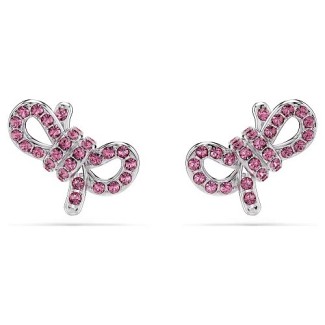 Orecchini lobo fiocco rosa  Swarovski Lifelong Bow - 5723557