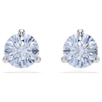 Swarovski Solitaire-Ohrringe mit hellblauen Kristallen – 5725002