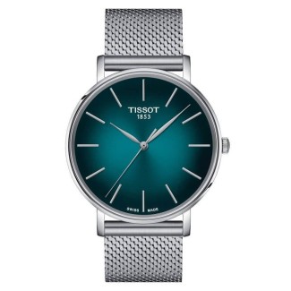 Tissot Everytime Herren-Quarz mit grünem Farbverlauf T1434101109100