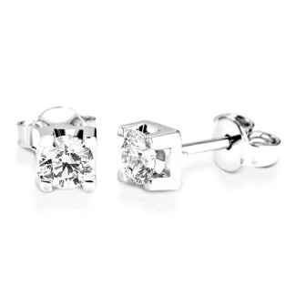 Giorgio Visconti earrings light points with diamonds 0.18 carats BB37510E