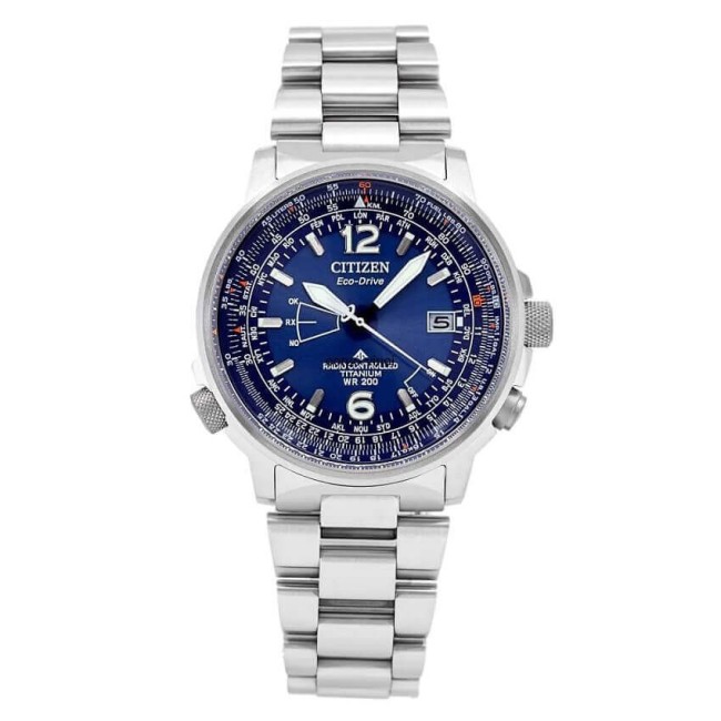 Citizen Pilot Radio Controlled Eco-Drive Blue Watch CB0230-81L