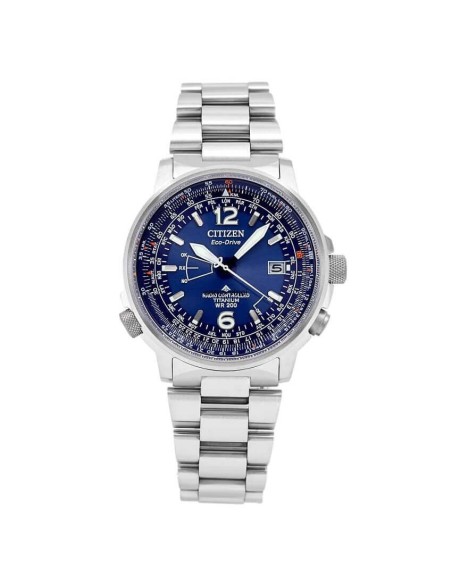 Citizen Pilot Funkgesteuerte Eco-Drive Blaue Uhr CB0230-81L