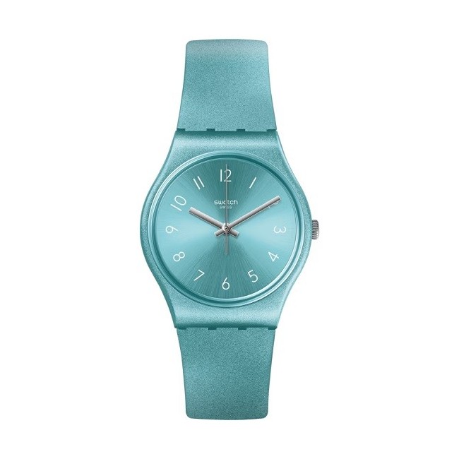 Swatch Bau So Blue Metallic Light Blue Watch - GS160