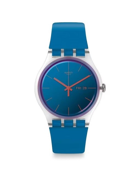 Swatch Plablue blue watch New Gent - SO29K702