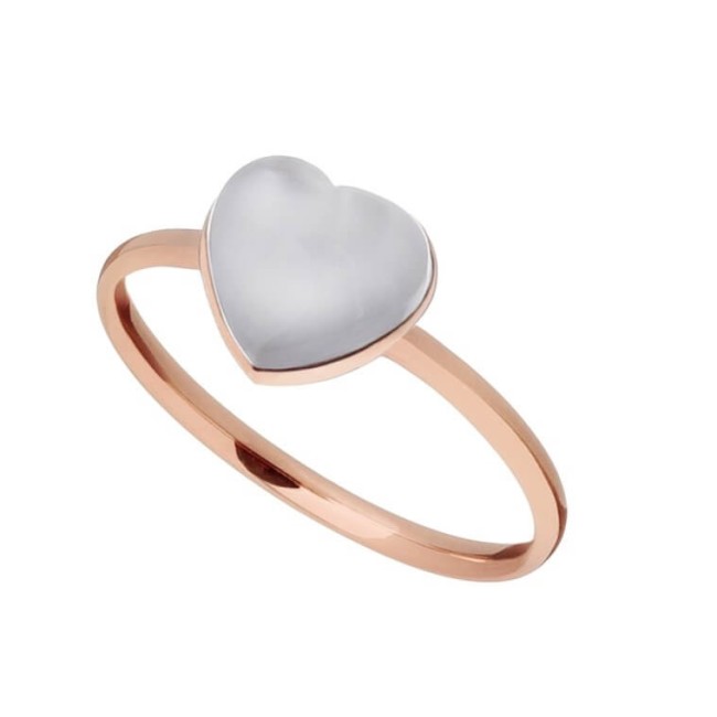 Mimi Zabette Ring aus Roségold und Perlmuttherz – A22VZKDCB-54