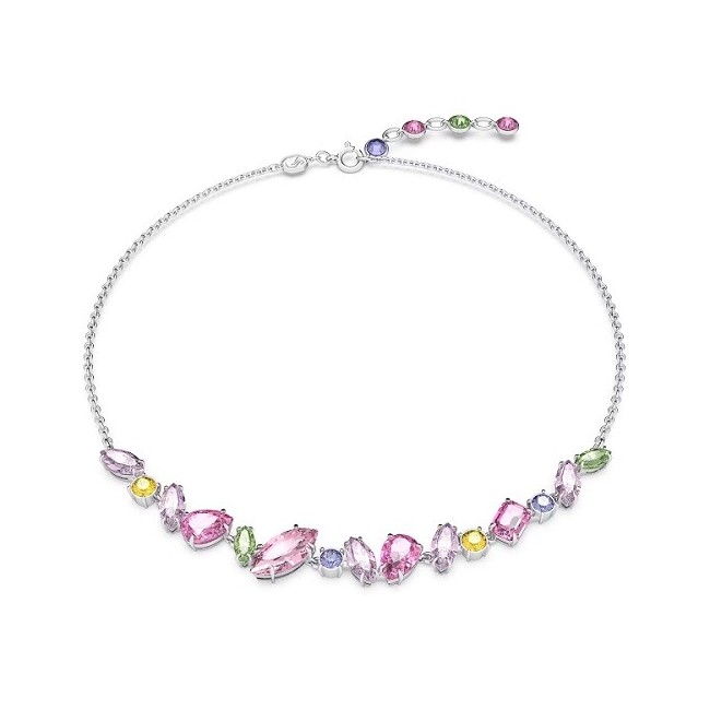 Swarovski Gema Mixed Cut Multicolor Necklace - 5658398