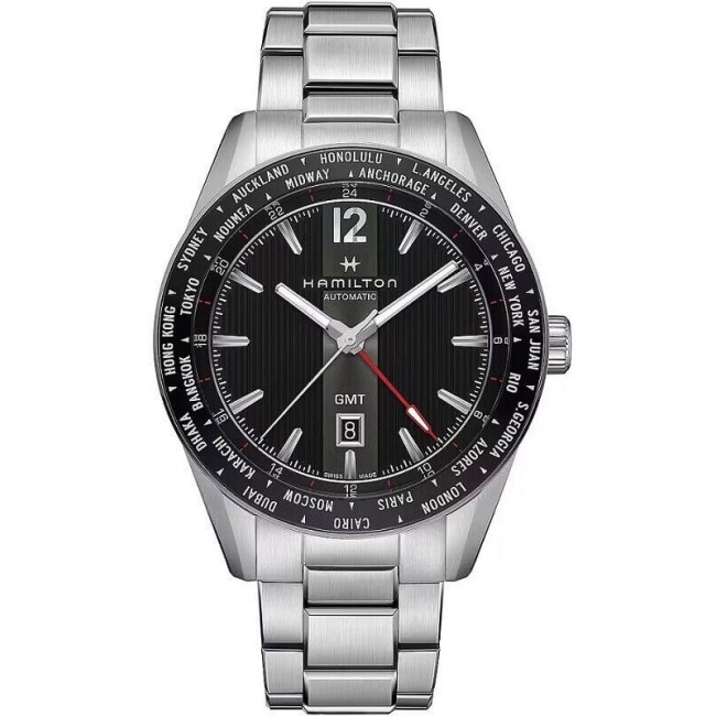 Hamilton Broadway Auto schwarze Uhr - H43725131