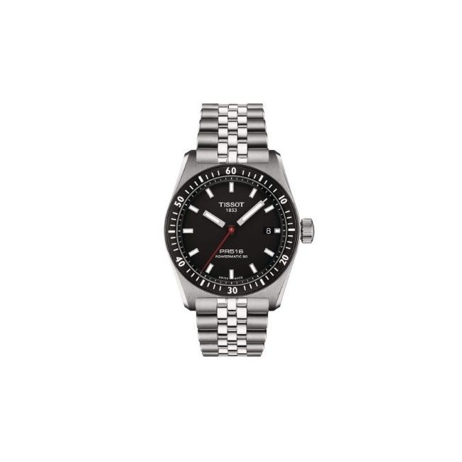 Tissot PR516 Powermatic80 38mm black watch - T1494071105100