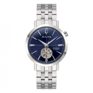 Bulova Aerojet Automatic Blue 38mm Watch - 96A320