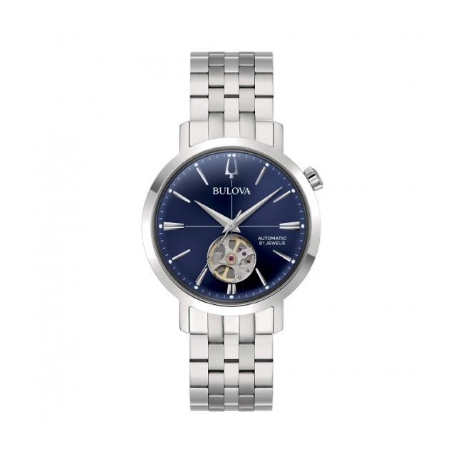 Bulova Aerojet Automatic Blue 38mm Watch - 96A320